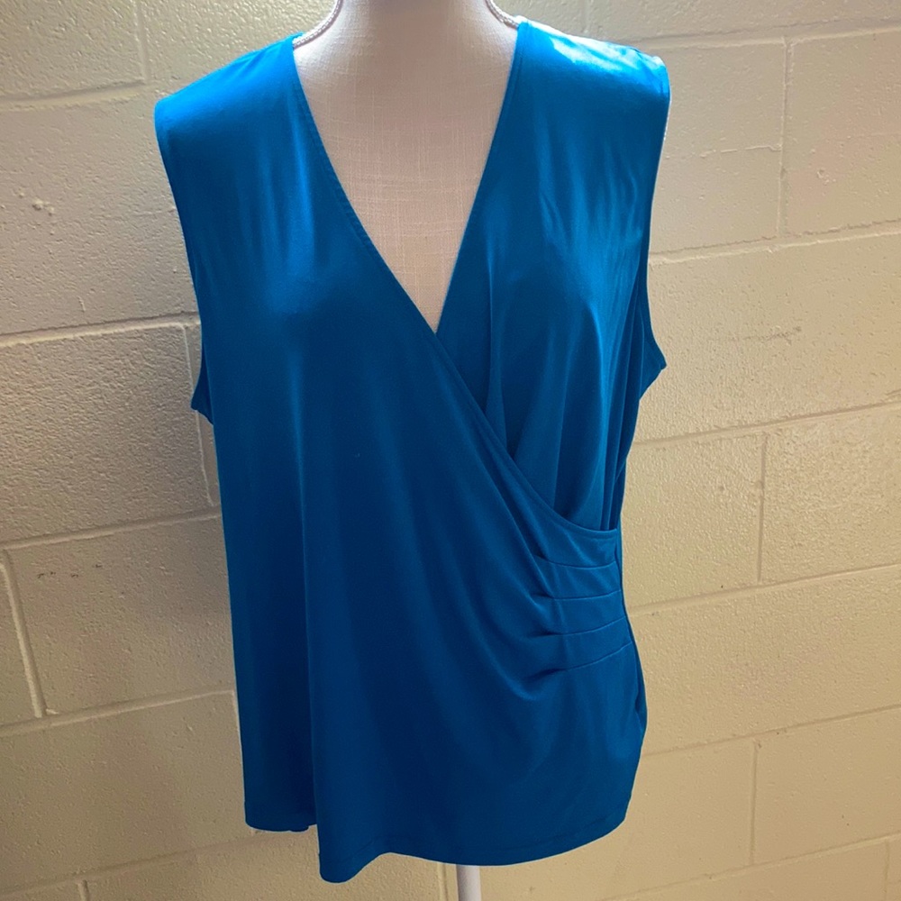 George Ladies Dark Teal Sleeveless Top